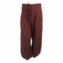 Unisex Haremshose - Aladinhose mit Holzknöpfen - Pumphose - Yogi Pants - bordeaux