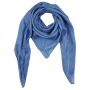 Cotton Scarf blue Lurex multicolour squared kerchief