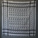 Kufiya - Keffiyeh - Deporte de Combate blanco-negro -...