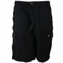 Pantalones cortos - Bermudas - Cargo - Casual - Chino - negro