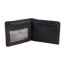 Smooth leather wallet - medium - black - Wallet - Purse