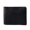 Smooth leather wallet - medium - black - Wallet - Purse