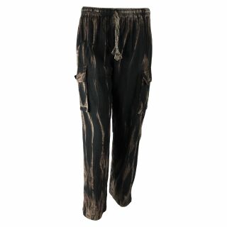 Pantalones de harén - Pantalones Aladino - negro - cracked look