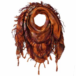Shangri Love - Cloth Elements - Fire - Tiedye Shemagh - Arafat scarf
