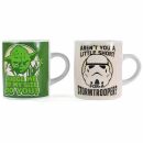 Mini Tasse 2er Set - Star Wars - Yoda &amp; Stormtrooper...
