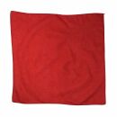 Bandana Tuch - einfarbig - quadratisches Kopftuch rot