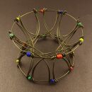 4D Mandala - dekoratives Drahtgeflecht antiklook - Entspannungsspiel - Lebensblume