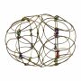 4D Mandala - decorative wire mesh antique look - relaxation game - flower of life