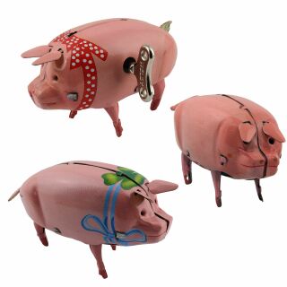 Blechspielzeug - Schwein - Polly the pig - Blechschwein
