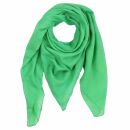 Sciarpa di cotone - verde - verde puro - foulard quadrato