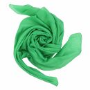 Cotton Scarf - green - pure green - squared kerchief