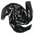 Sciarpa di cotone - gotico Ouija 01 - Spiritboard - nero-bianco - foulard quadrato