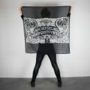 Baumwolltuch - Gothic Ouija 02 - Spiritboard - schwarz-weiß - quadratisches Tuch