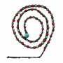 Armband - Armschmuck - Tribal Makramee - farbige Perlen - einreihig