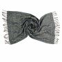 Bufanda extragrande - material suave - bufanda de peluche XXL - bordado - Paisley Flower