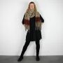 Oversized scarf - soft material - XXL cuddly scarf - checkered