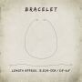 Bracelet - arm jewelry - tribal macrame - brass bells - single beads