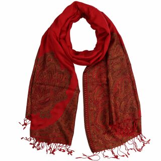 Scarf in pashmina style - pattern 23 - 190x70cm - ethno shawl boho neckerchief