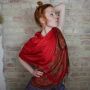 Scarf in pashmina style - pattern 23 - 190x70cm - ethno shawl boho neckerchief