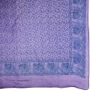Baumwolltuch - Elefant - lila blau - quadratisches Tuch