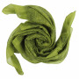 Pañuelo de algodón - Estampado de India 1 - verde negro - Pañuelo cuadrado para el cuello