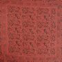 Baumwolltuch - Indisches Muster 1 - rot schwarz 85x85 cm - quadratisches Tuch