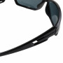 Schmale Sonnenbrille - Big Nic - Bikerbrille - 6,5x4 cm - schwarz