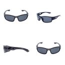 Narrow sunglasses - Riffraff - biker glasses - 6x4 cm - black