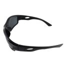 Schmale Sonnenbrille - Riffraff - Bikerbrille - 6x4 cm - schwarz