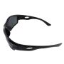 Narrow sunglasses - Riffraff - biker glasses - 6x4 cm - black