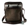 Shoulder bag - Radio - large high brown-dark silver - Sling bag