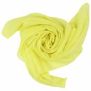Sciarpa di cotone - giallo-giallo zolfo lurex argento -...