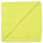 Cotton Scarf - yellow - sulphur-yellow Lurex silver - squared kerchief