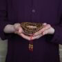 Cadena de oración - Cadena raktu mala - Cadena de meditación - Small Guru doble NAME SAMEN?