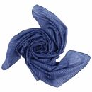 Sciarpa di cotone - blu-azzurro - lurex argento - foulard...