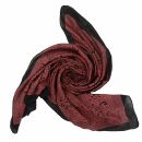 Cotton Scarf - Indian pattern 1 - bordeaux black -...