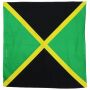 Sciarpa a bandana - Giamaica - verde-nero-giallo - fazzoletto quadrato