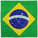 Bandana Scarf - Brazil - green-blue-yellow - square...