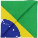 Sciarpa a bandana - Brasile - verde-blu-giallo -...