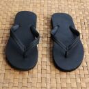 Bathing sandals black bath slippers toe separators thailand