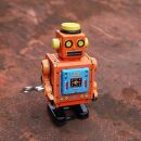 Robot giocattolo - Robot - robot piccolo - arancio - robot di latta