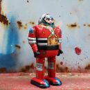 Roboter - Astronaut - Raumfahrer - rot - Blechroboter