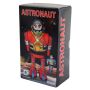 Robot - Robot de hojalata - astronauta - rojo - Juguete de lata