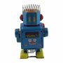 Robot giocattolo - Robot - piccolo robot con tamburo - blu - robot di latta