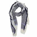 Scarf - with fringes - soft material - 70x190 cm -...