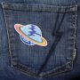 Patch - Space - Planet - Saturn - blue - patch