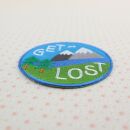 Aufnäher - Berge - Spruch Get Lost - Patch