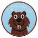 Patch - beaver - Saying Gopher It - patch