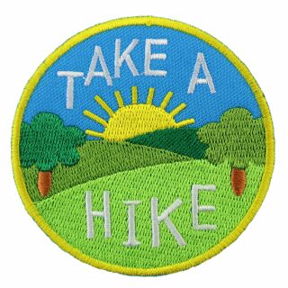 Patch - Hike - Saying Take A Hike - patch