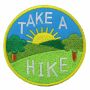 Aufnäher - Wanderung - Spruch Take A Hike - Patch
